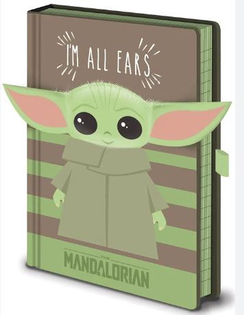 Quaderno A5 Star Wars The Mandalorian I'M All Ears - Sr73280 Quaderno A5 Star Wars The Mandalorian I'M All Ears - Sr73280